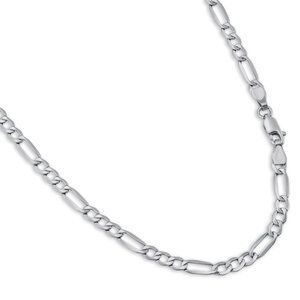 Sterling Silver 925 8.2mm Figaro Chain – 220